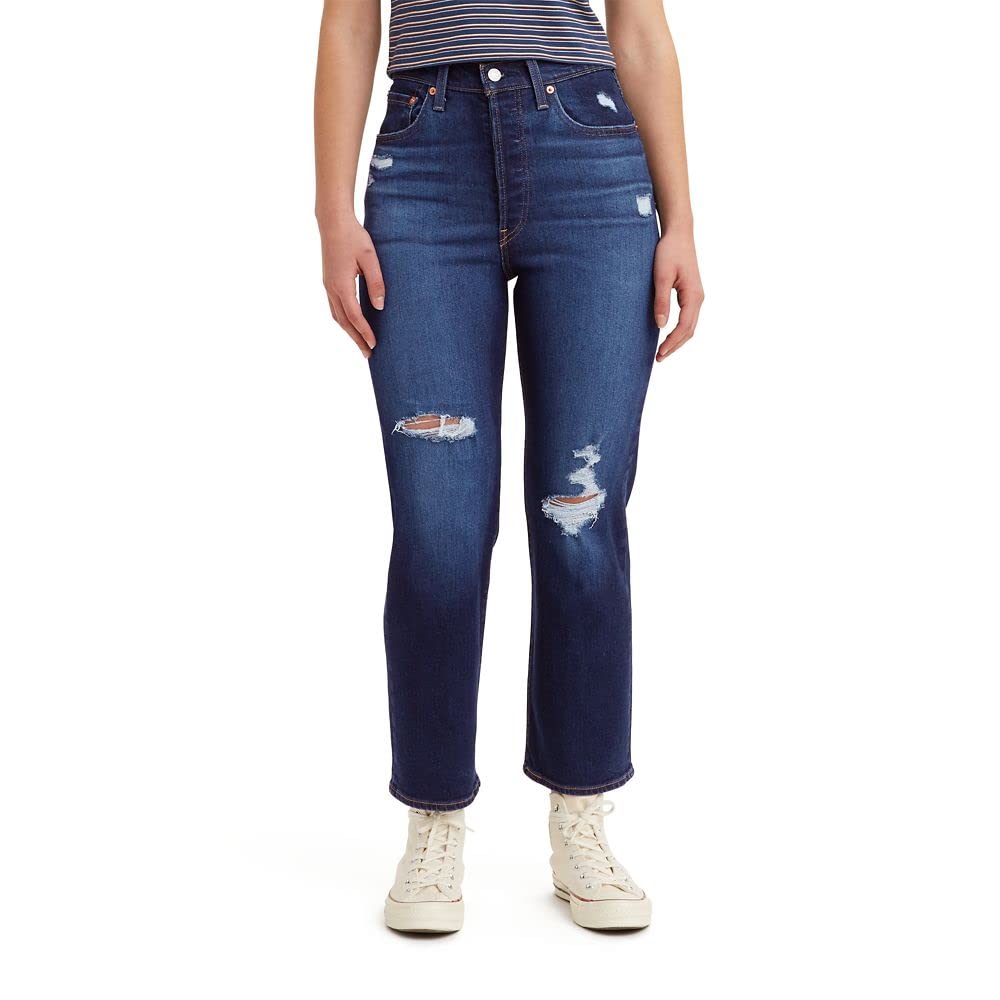 Levi's Women's Ribcage Straight Ankle Jeans classic straight leg silhouette