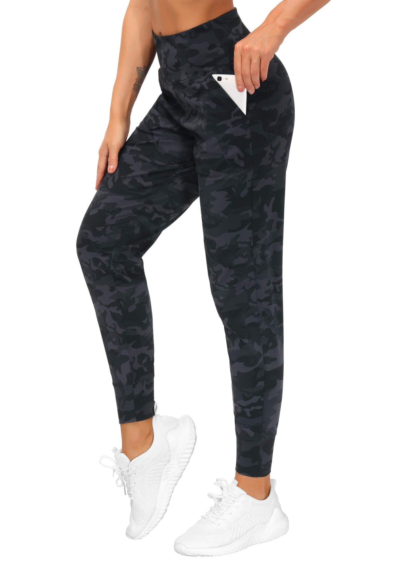 THE GYM PEOPLE Women's Joggers Pants Lightweight Athletic Leggings Tapered Lounge Pants for Workout, Yoga, Running